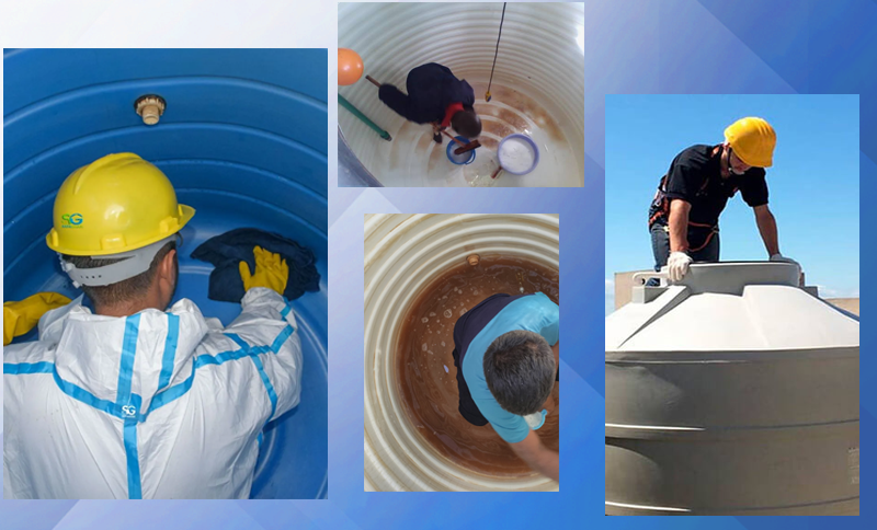 water tank cleaning